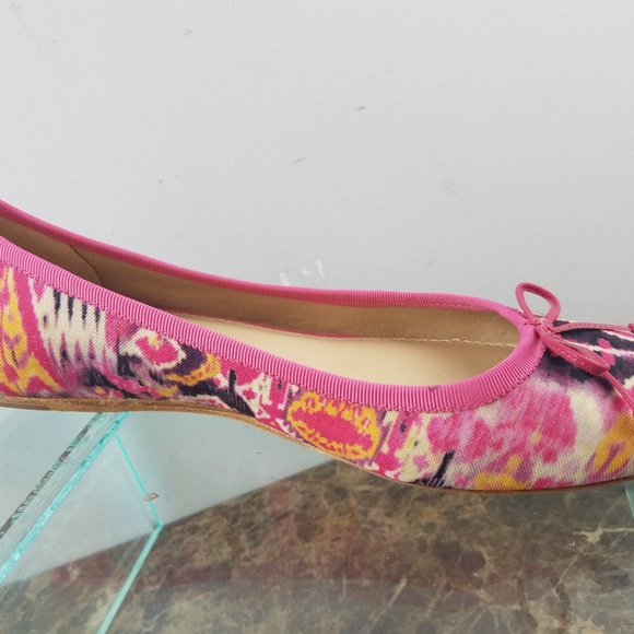 Saks Fifth Avenue Pink Tie Dye Ballet Flats 7.5 - Picture 2 of 8